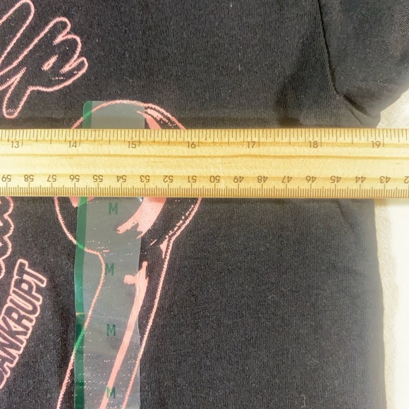 Selena Gomez Black Cotton Tee with Heart Accent size M - Picture 7 of 8